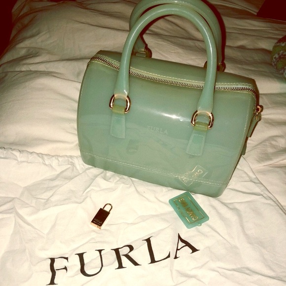 Furla Handbags - Light Mint Green Candy Furla Bag 🍭